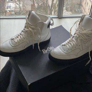 Rip Offs All White High Top Sneaker Size US 8